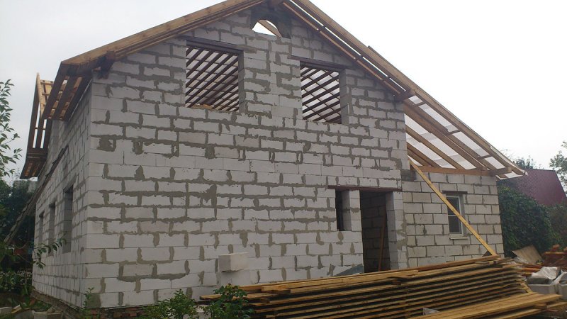 Дом из газосиликатных блоков