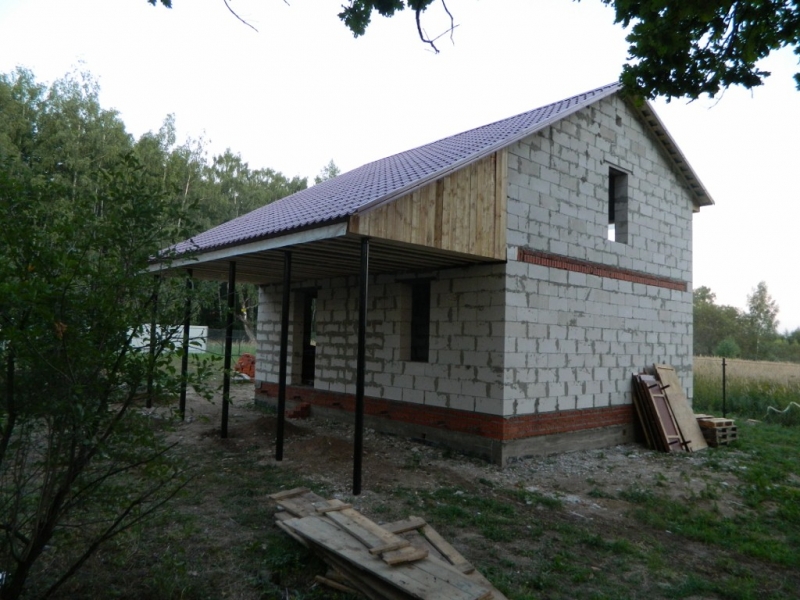 Дача из газосиликатных блоков