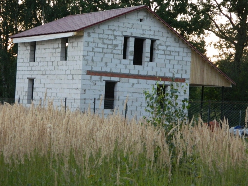 Дача из газосиликатных блоков