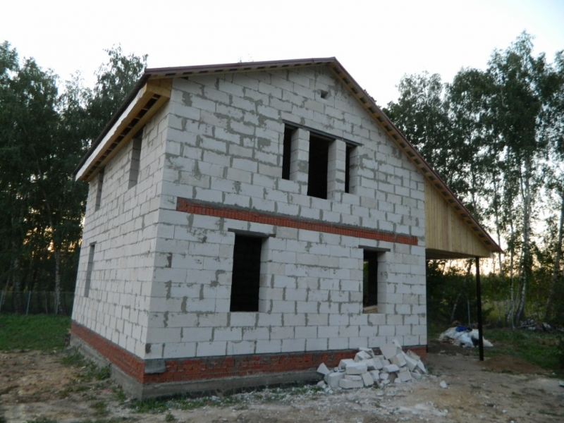 Дача из газосиликатных блоков