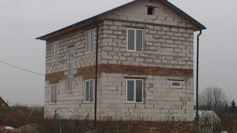 Дом изгазосиликатных блоков