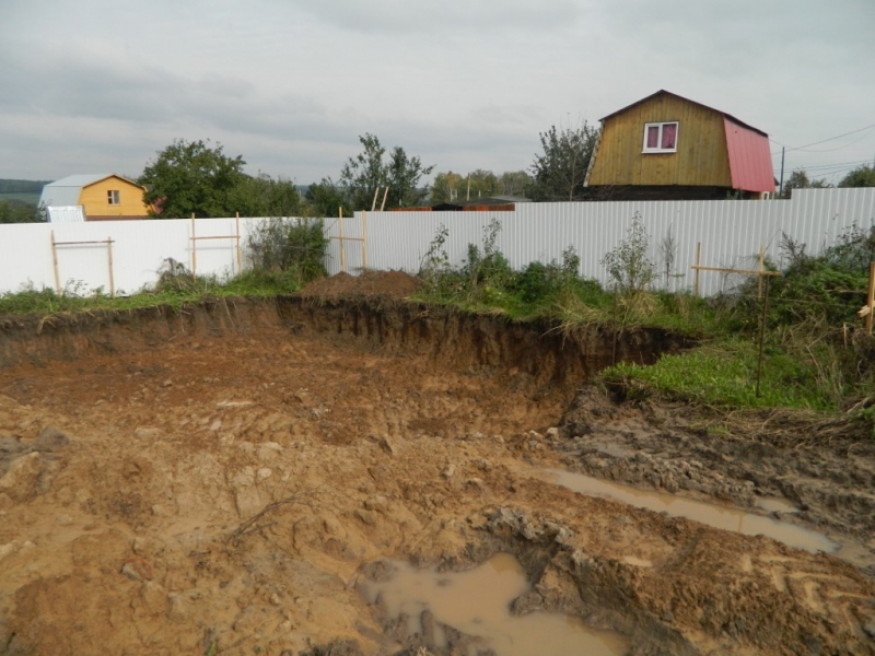 Устройство сборного фундамента с подвалом в  Ступино, Кашире,Ожерелье