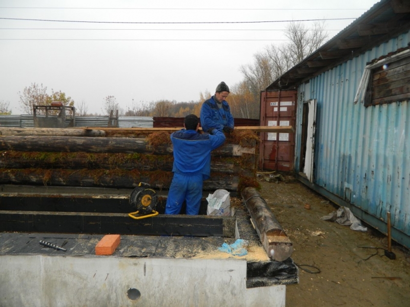 Устройство бани из бревна в Ступино, Кашире, Озерах