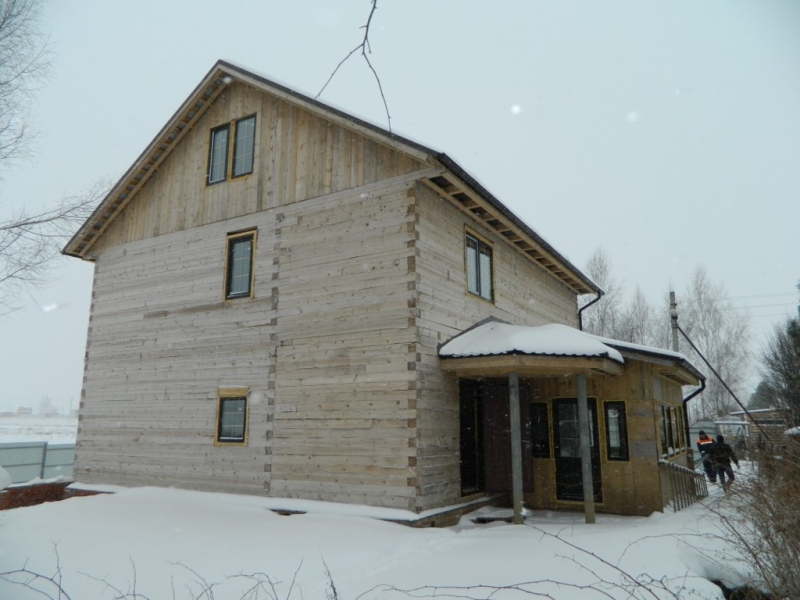 Устройство крыши Grand Line цвет-Шоколад, и монтаж сайдинга Docke Burg цвет-Шерсти с утеплением Кашира, Озеры, Ступино, Иваньково, Серебрянные пруды, Ожерелье
