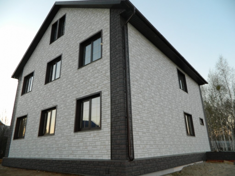 Устройство крыши Grand Line цвет-Шоколад, и монтаж сайдинга Docke Burg цвет-Шерсти с утеплением Кашира, Озеры, Ступино, Иваньково, Серебрянные пруды, Ожерелье