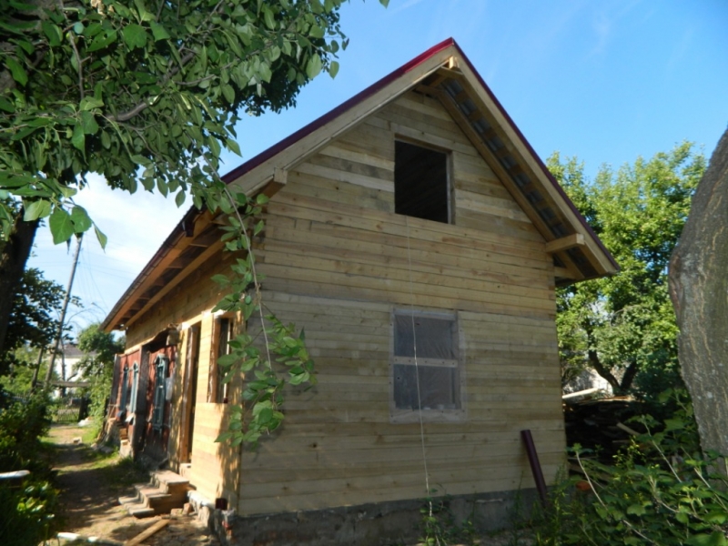 Реконструкция крыши в п.Ожерелье, Каширского района