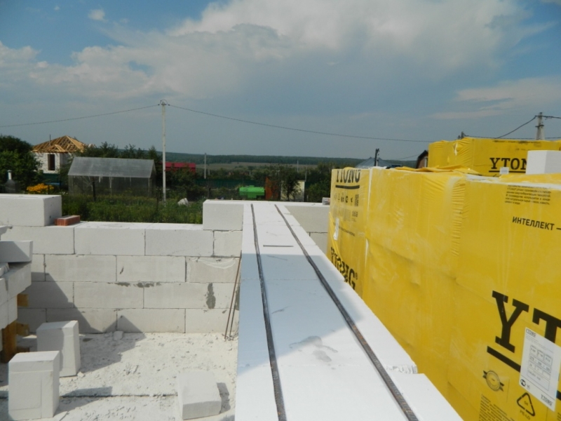 Строительство дома из газобетонных блоков YTONG от фундамента до крыши