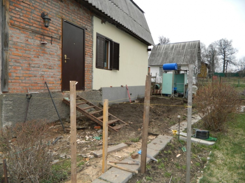 Устройство фундамента под пристройку к дачному дому