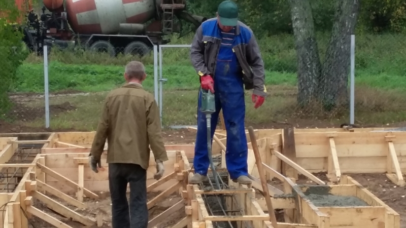 Стоимость ленточного фундамента под дом из газосиликатных блоков, с небольшим подвалом в Ступинском районе