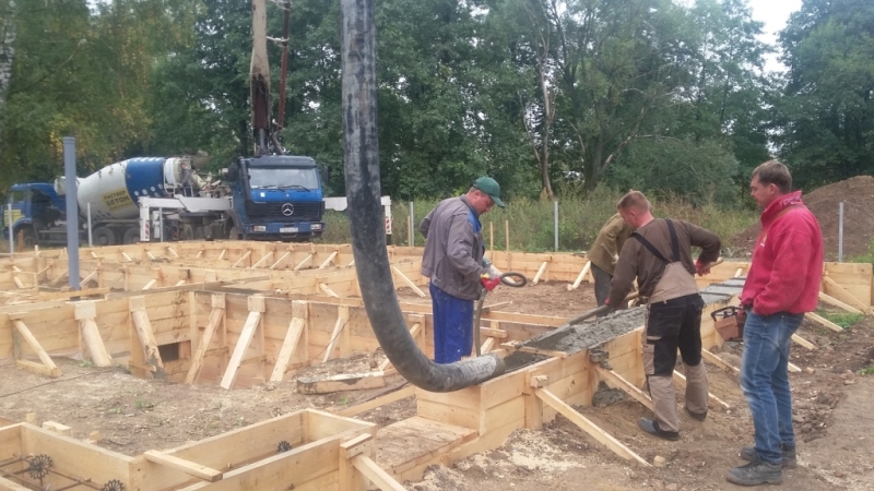 Стоимость ленточного фундамента под дом из газосиликатных блоков, с небольшим подвалом в Ступинском районе