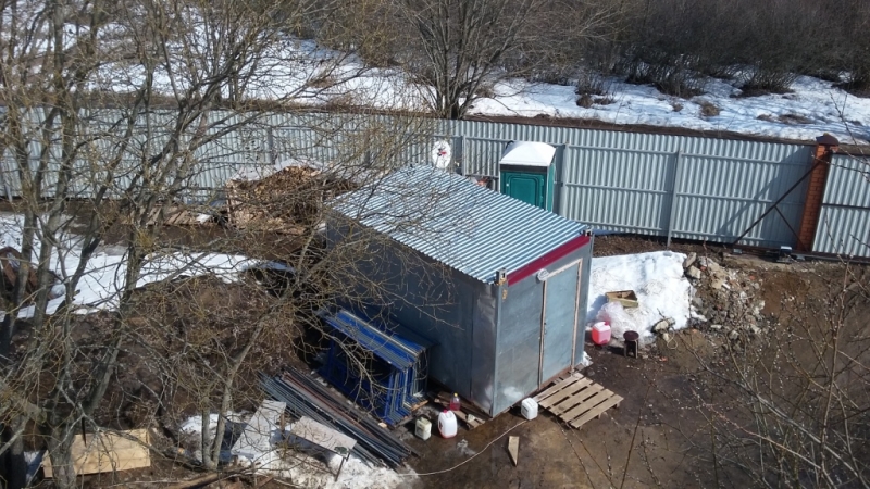 Замена старой кровли на металлочерепицу Гранд Лайн цвет 8017 шоколад