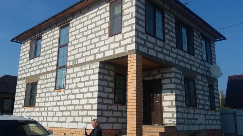 Обшить дом сайдингом в Кашире, Лиды. Зашить дом из газосиликатных блоков сайдингом в Кашире.