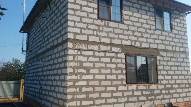 Обшить дом сайдингом в Кашире, Лиды. Зашить дом из газосиликатных блоков сайдингом в Кашире.