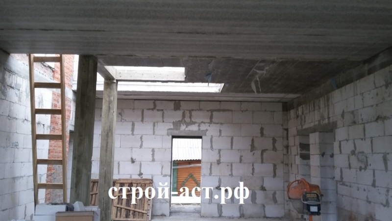 Строительство дома из газосиликатных блоков под облицовочный кирпич в поселке Зендиково