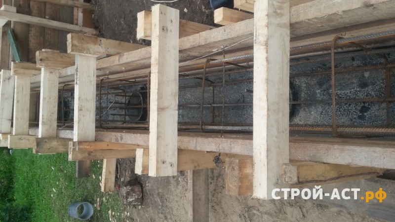 Построить пристройку к дому из газосиликатных блоков с фундаментом из бетонных свай с ростверком
