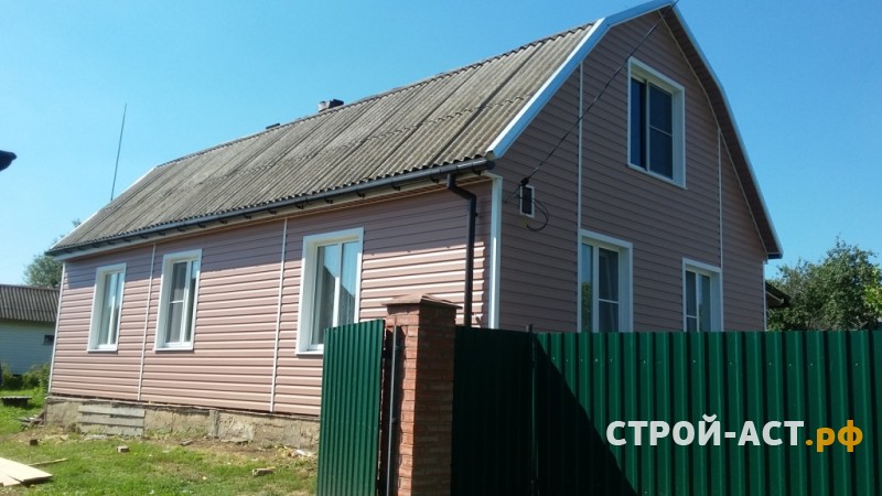 Монтаж сайдинга Деке цвет Капучино с комплектующими Пломбир в Каширском районе