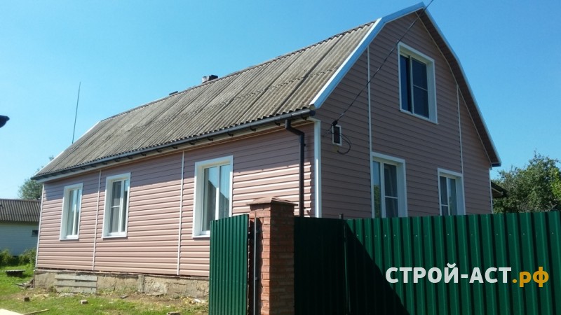Монтаж сайдинга Деке цвет Капучино с комплектующими Пломбир в Каширском районе