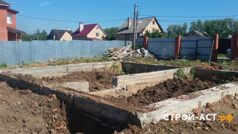 Реконструкция фундамента в Кашире