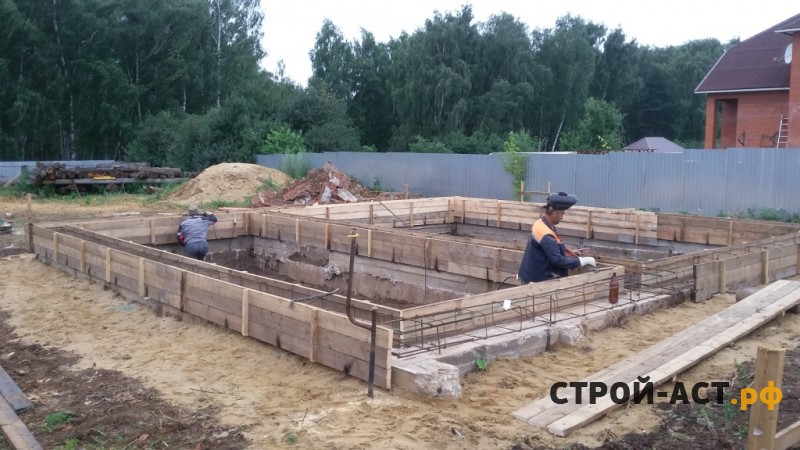 Реконструкция фундамента в Кашире