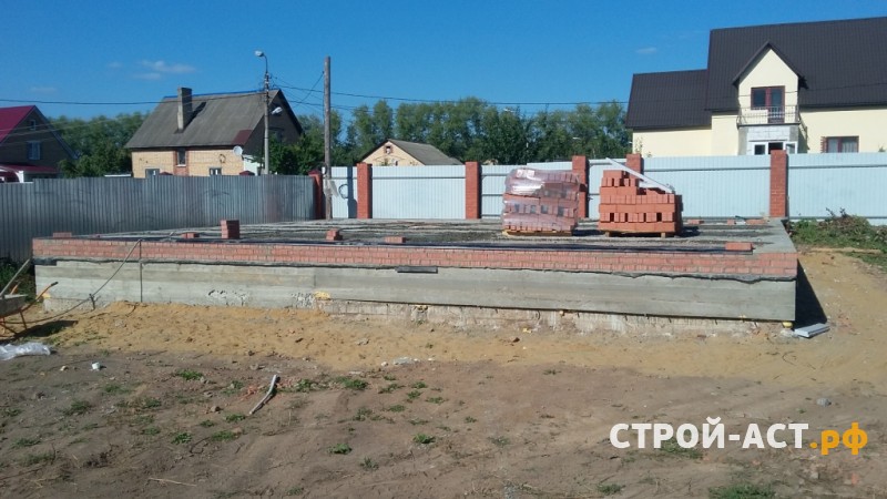 Реконструкция фундамента в Кашире