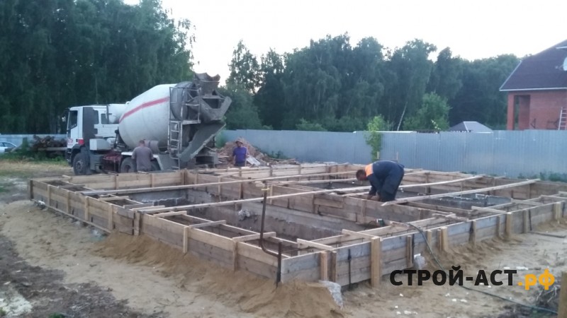 Реконструкция фундамента в Кашире
