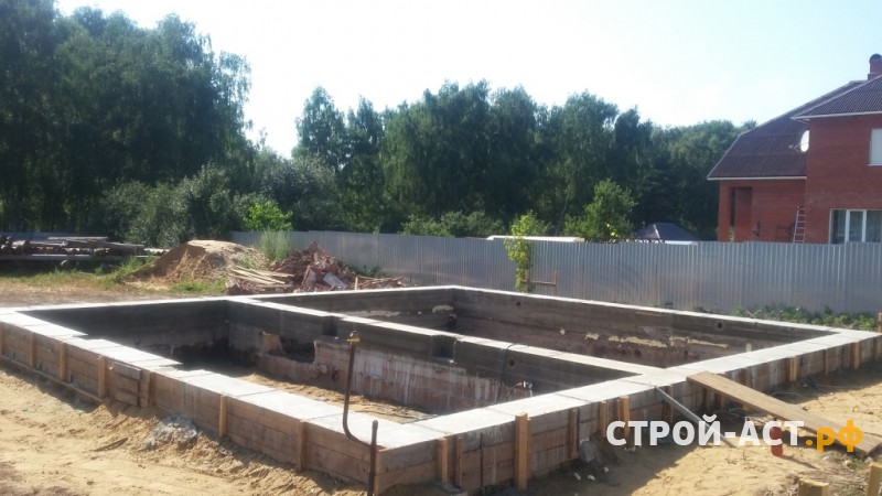 Реконструкция фундамента в Кашире