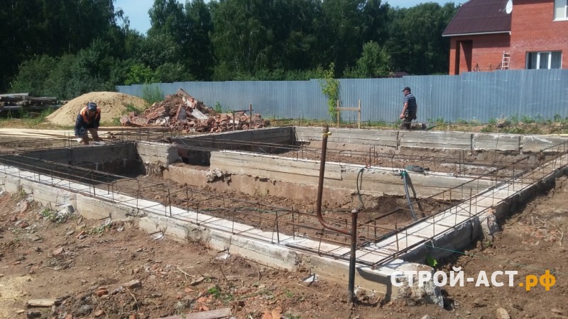 Реконструкция фундамента в Кашире