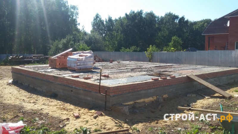 Реконструкция фундамента в Кашире