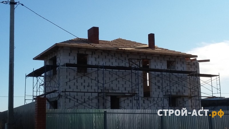 Устройство кровли из гибкой черепицы в Кашире, Ступино, Озеры