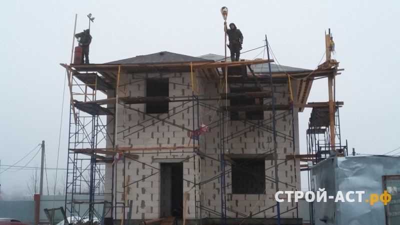 Устройство кровли из гибкой черепицы в Кашире, Ступино, Озеры