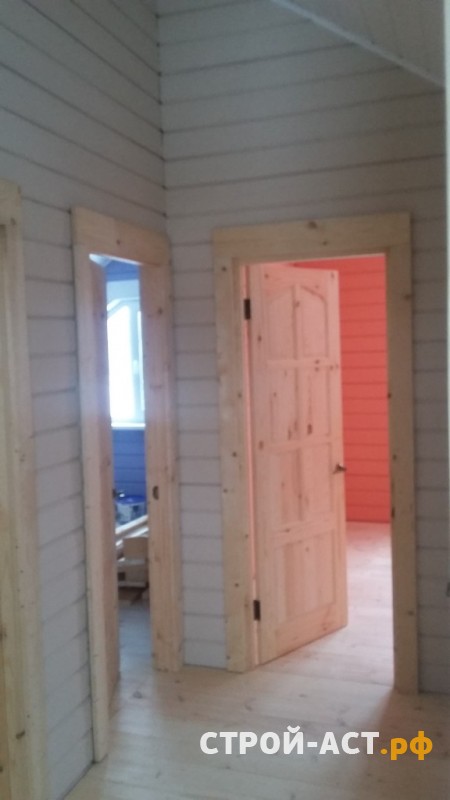 Деревянная отделка дачи в Кашире, Ступино
