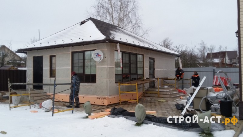 Обшить баню сайдингом с утеплением в Кашире