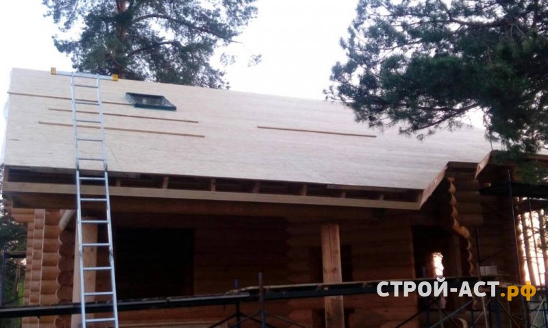 Монтаж гибкой черепицы в Ступинском районе, устройство утепленной мансардной кровли с установкой мансардных окон