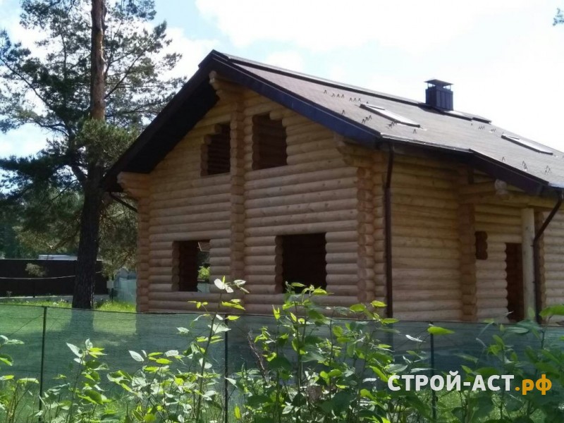 Монтаж гибкой черепицы в Ступинском районе, устройство утепленной мансардной кровли с установкой мансардных окон
