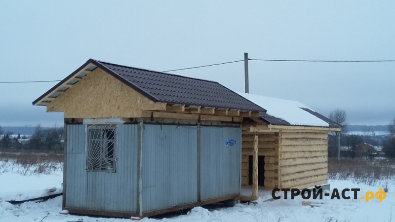 Обшить металлическую бытовку сайдингом в Каширском районе