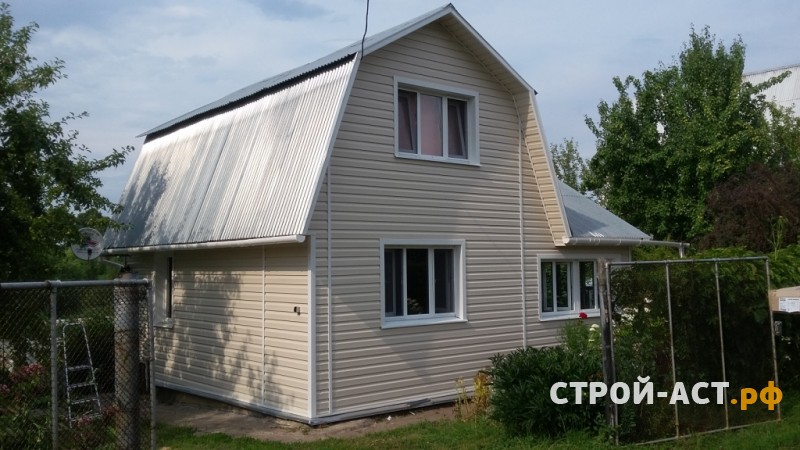 Обшить дачу сайдингом Деке цвет Сливки с комплектующими Пломбир в Кашире, Ступино, Озерах