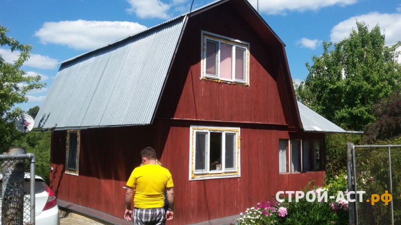 Обшить дачу сайдингом Деке цвет Сливки с комплектующими Пломбир в Кашире, Ступино, Озерах