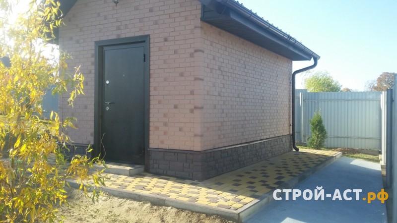 Строительство домов из лицевого кирпича и газосиликатных блоков в Кашире (в процесе строительства бригадой строителей белорусов)Ступино,Озеры,Ожерелье