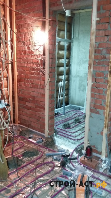 Выполнить работы по внутренней отделки бани (сауны) с помывочной и комнатой отдыха