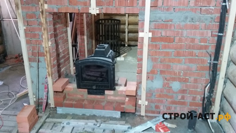Выполнить работы по внутренней отделки бани (сауны) с помывочной и комнатой отдыха