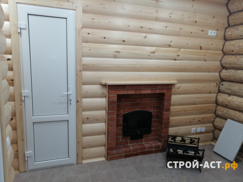 Выполнить работы по внутренней отделки бани (сауны) с помывочной и комнатой отдыха