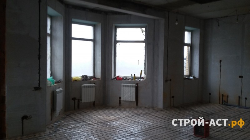 Отделочные работы частного двухэтажного дома