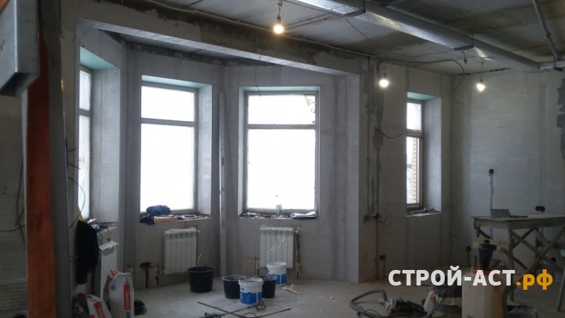 Отделочные работы частного двухэтажного дома