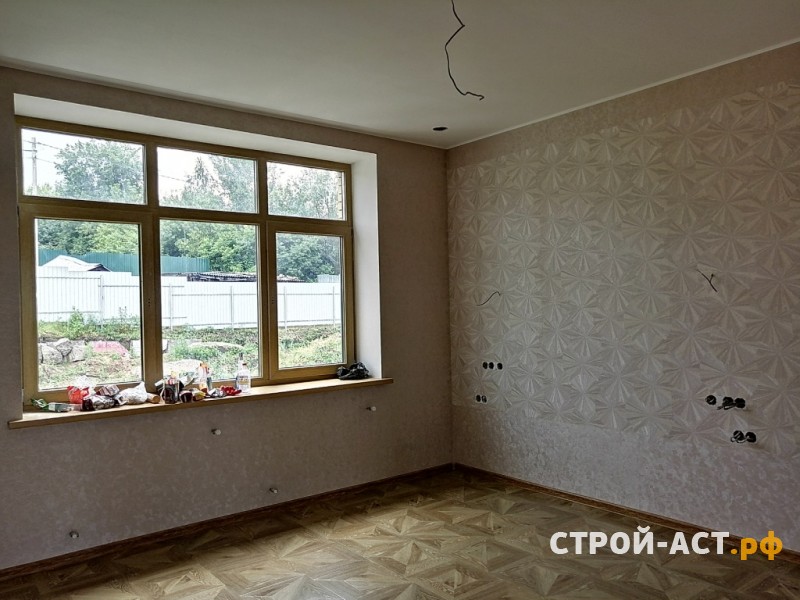Отделочные работы частного двухэтажного дома
