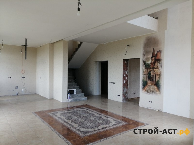 Отделочные работы частного двухэтажного дома