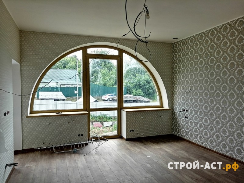 Отделочные работы частного двухэтажного дома