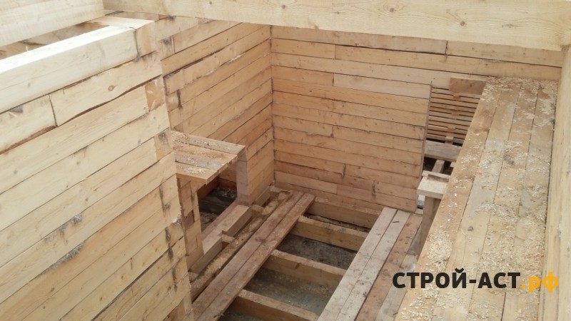 Построить полутораэтажный дом из бруса с мягкой черепицей Деке